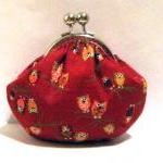 Owls on branch frame pouch ..