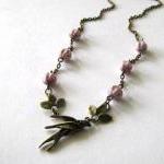 Swallow necklace jewelry wi..