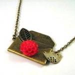 Bronze Envelope Necklace J..