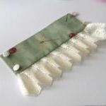 Fabric cuff bracelet dragon..