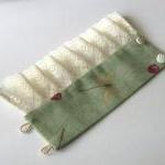 Fabric cuff bracelet dragon..