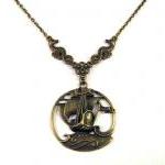 Sailboat necklace jewelry w..