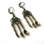 Knife fork spoon earrings j..