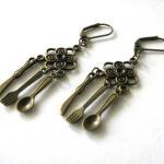 Knife fork spoon earrings j..