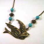 Swallow necklace jewelry wi..