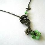 Grape necklace jewelry with..