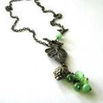Grape necklace jewelry with..