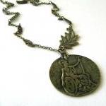 Antiqued bronze roman warri..