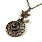 Antiqued Bronze Shell And ..